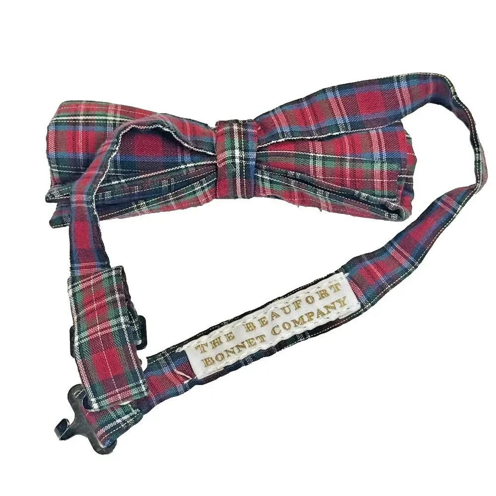 The Beaufort Bonnet Company Boys Tie Plaid Bow Tie 2T - 12 Preppy
